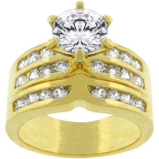 Formal Goldtone Engagement Set - JGI - Flyclothing LLC
