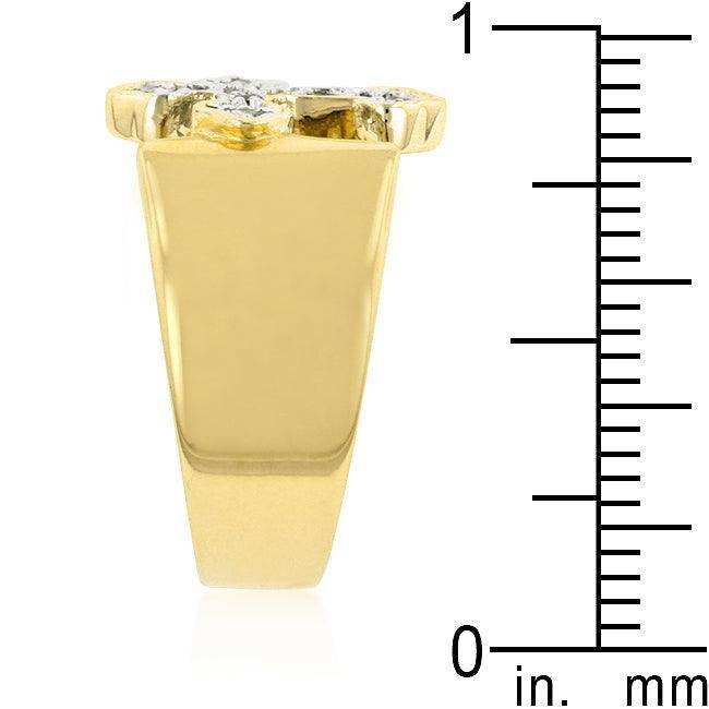 Two-tone Finish Cross Ring - JGI - Flyclothing LLC