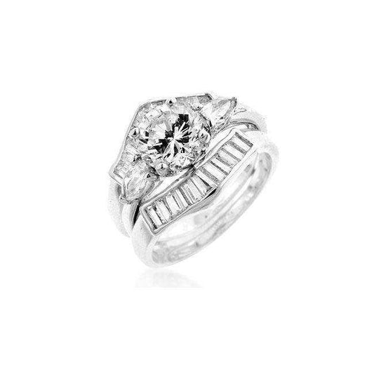 Two-Piece Engagement Ring Set - JGI - Flyclothing LLC