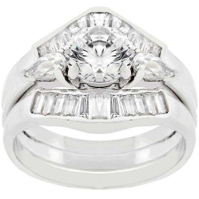 Two-Piece Engagement Ring Set - JGI - Flyclothing LLC