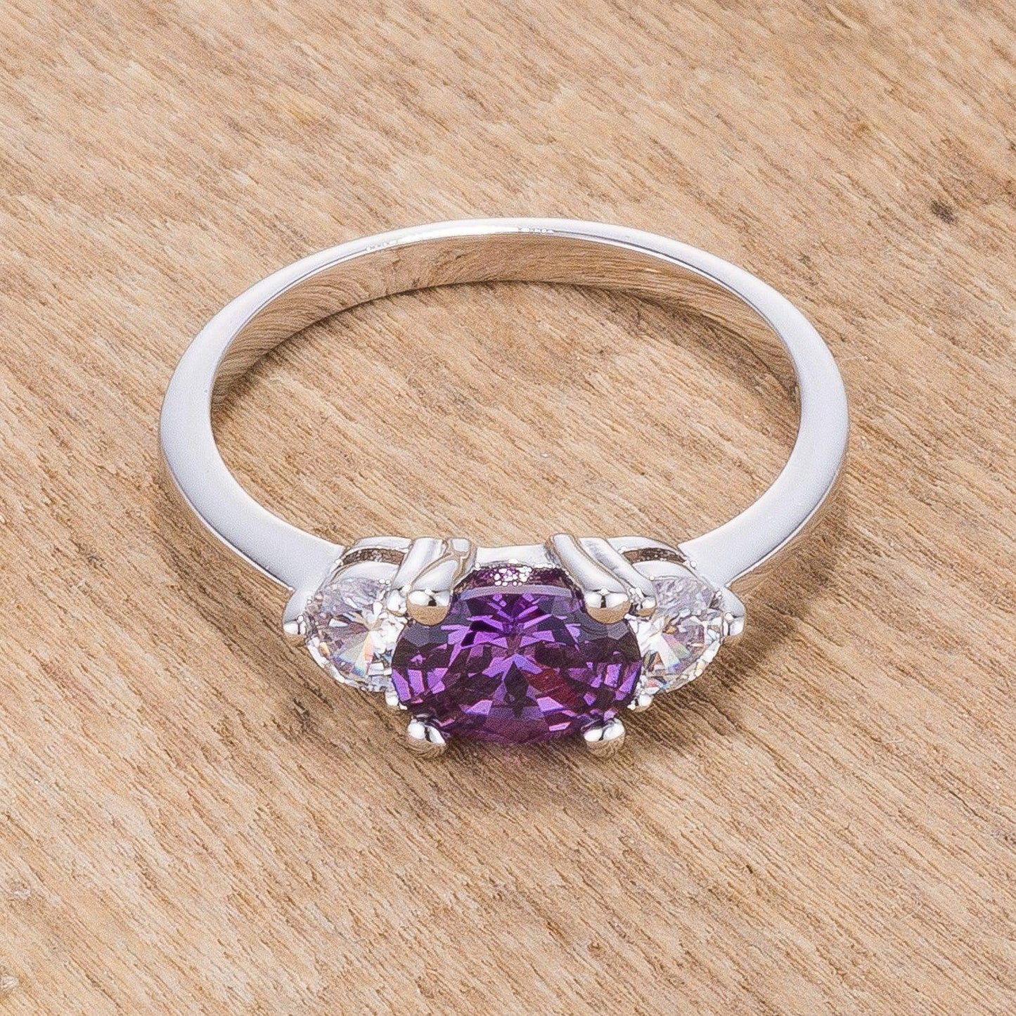 Oval Sonnet Cubic Zirconia Ring - JGI - Flyclothing LLC