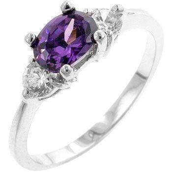 Oval Sonnet Cubic Zirconia Ring - JGI - Flyclothing LLC