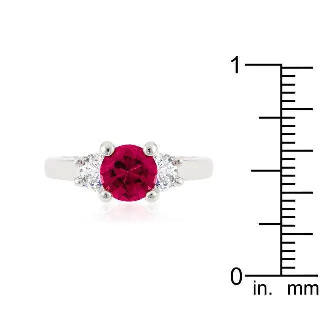 Mini Pink Tourmaline Triplet Ring - JGI - Flyclothing LLC