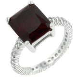 Radiant Cut Ruby Engagement Ring - JGI - Flyclothing LLC