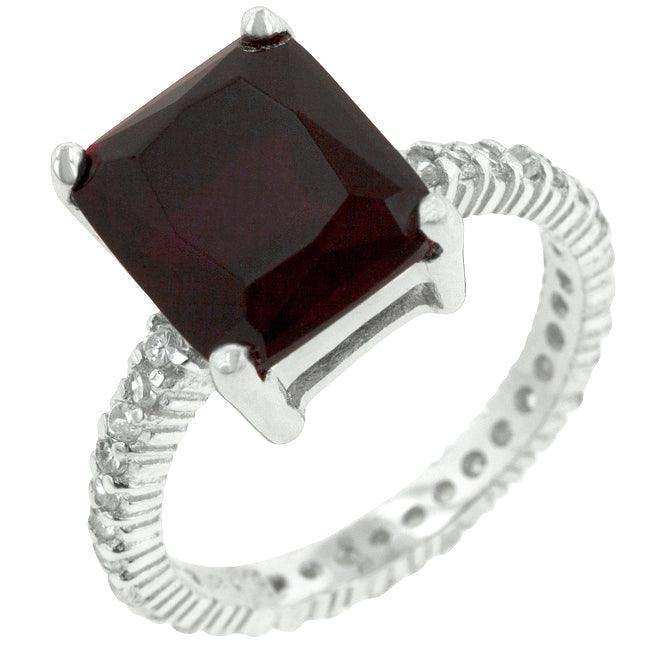 Radiant Cut Ruby Engagement Ring - JGI - Flyclothing LLC