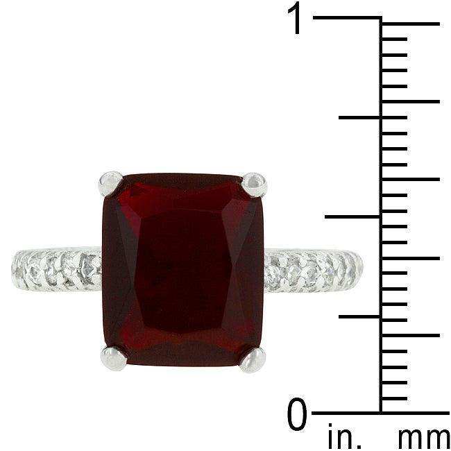 Radiant Cut Ruby Engagement Ring - JGI - Flyclothing LLC