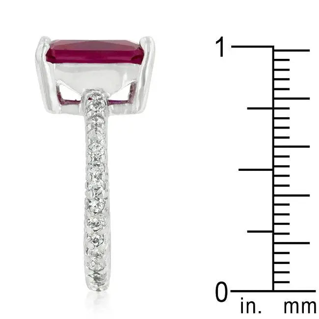 Radiant Cut Pink Engagement Ring - JGI - Flyclothing LLC
