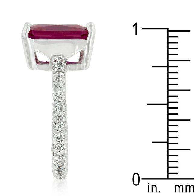 Radiant Cut Pink Engagement Ring - JGI - Flyclothing LLC