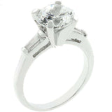 Classic Triple White Engagement Ring - JGI - Flyclothing LLC