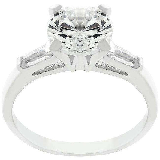 Classic Triple White Engagement Ring - JGI - Flyclothing LLC
