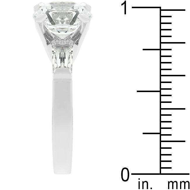 Classic Triple White Engagement Ring - JGI - Flyclothing LLC
