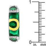 Green Enamel Horseshoe Ring - JGI - Flyclothing LLC