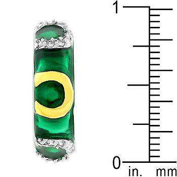 Green Enamel Horseshoe Ring - JGI - Flyclothing LLC