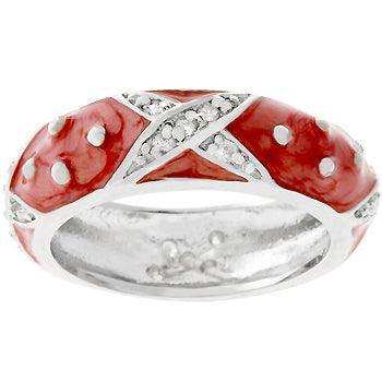Marbled Pink Enamel Ring - JGI - Flyclothing LLC
