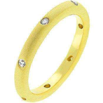Matte Gold Wedding Band - JGI - Flyclothing LLC