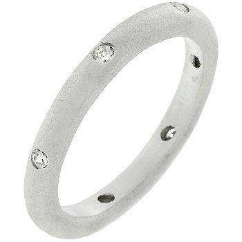 Matte Silver Wedding Band - JGI - Flyclothing LLC