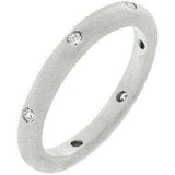 Matte Silver Wedding Band - JGI - Flyclothing LLC