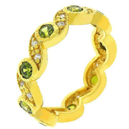 Olive Leaves Eternity Ring - JGI - Flyclothing LLC