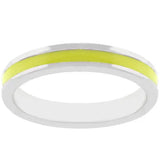 Yellow Enamel Eternity Ring - JGI - Flyclothing LLC