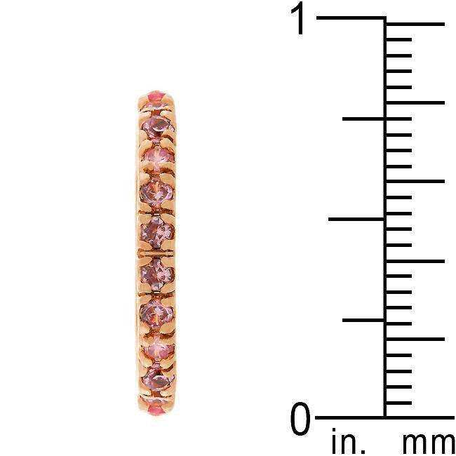 Pink Cubic Zirconia Eternity Ring - JGI - Flyclothing LLC