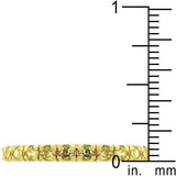 Yellow Cubic Zirconia Eternity Ring - JGI - Flyclothing LLC