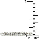 Clear Cubic Zirconia Eternity Ring - JGI - Flyclothing LLC