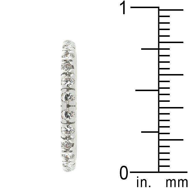 Clear Cubic Zirconia Eternity Ring - JGI - Flyclothing LLC
