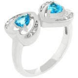 Mirrored Hearts Ring - JGI - Flyclothing LLC