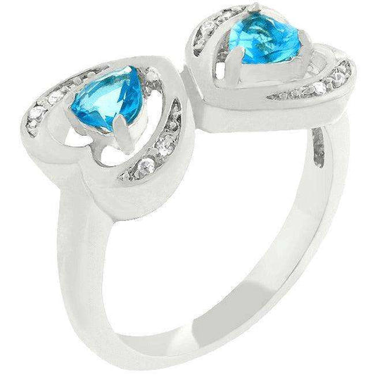 Mirrored Hearts Ring - JGI - Flyclothing LLC