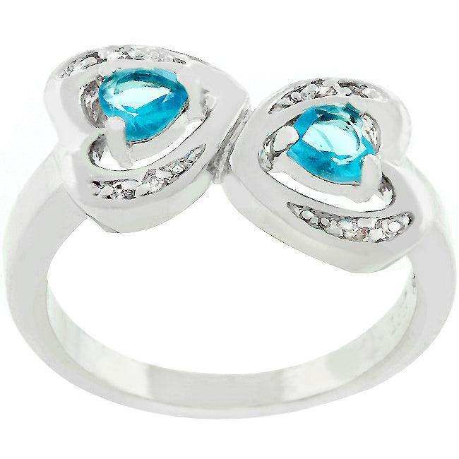 Mirrored Hearts Ring - JGI - Flyclothing LLC