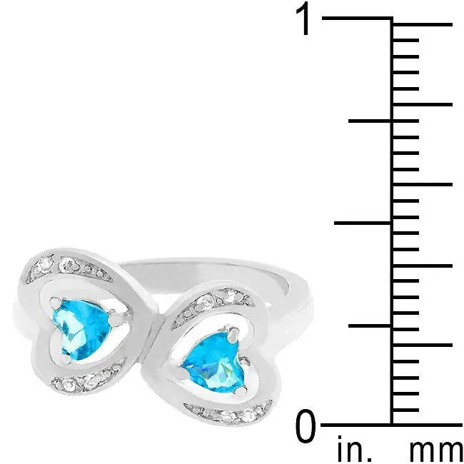 Mirrored Hearts Ring - JGI - Flyclothing LLC