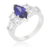 Tanzanite Purple Elegant Cocktail Ring - JGI - Flyclothing LLC