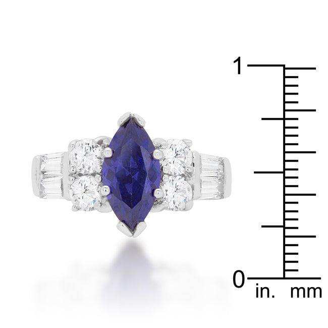 Tanzanite Purple Elegant Cocktail Ring - JGI - Flyclothing LLC