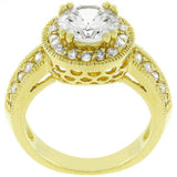 Pave Halo Vintage Crown Ring - JGI - Flyclothing LLC