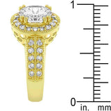 Pave Halo Vintage Crown Ring - JGI - Flyclothing LLC