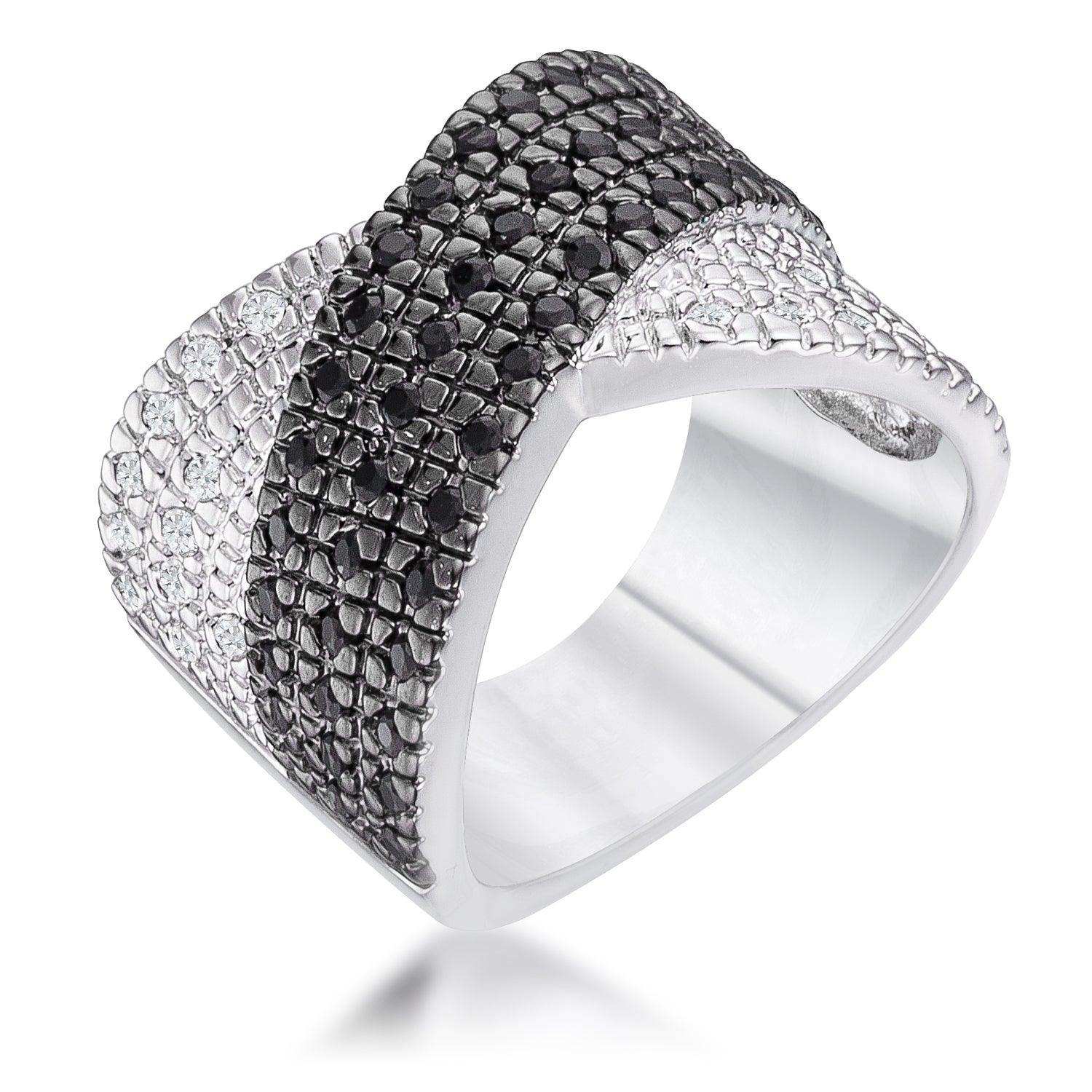 Cross Pattern Cocktail Ring - JGI - Flyclothing LLC