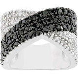 Cross Pattern Cocktail Ring - JGI - Flyclothing LLC