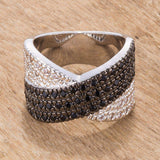 Cross Pattern Cocktail Ring - JGI - Flyclothing LLC