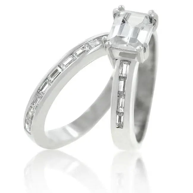 Princess Baguette Wedding Set - JGI - Flyclothing LLC