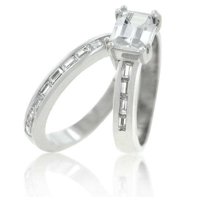Princess Baguette Wedding Set - JGI - Flyclothing LLC