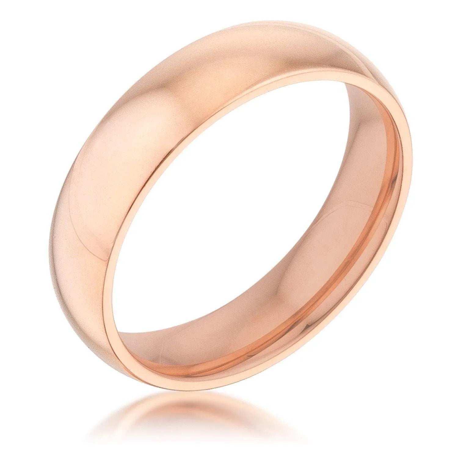 5 mm IPG Rose Gold Stainless Steel Band - JGI - Flyclothing LLC