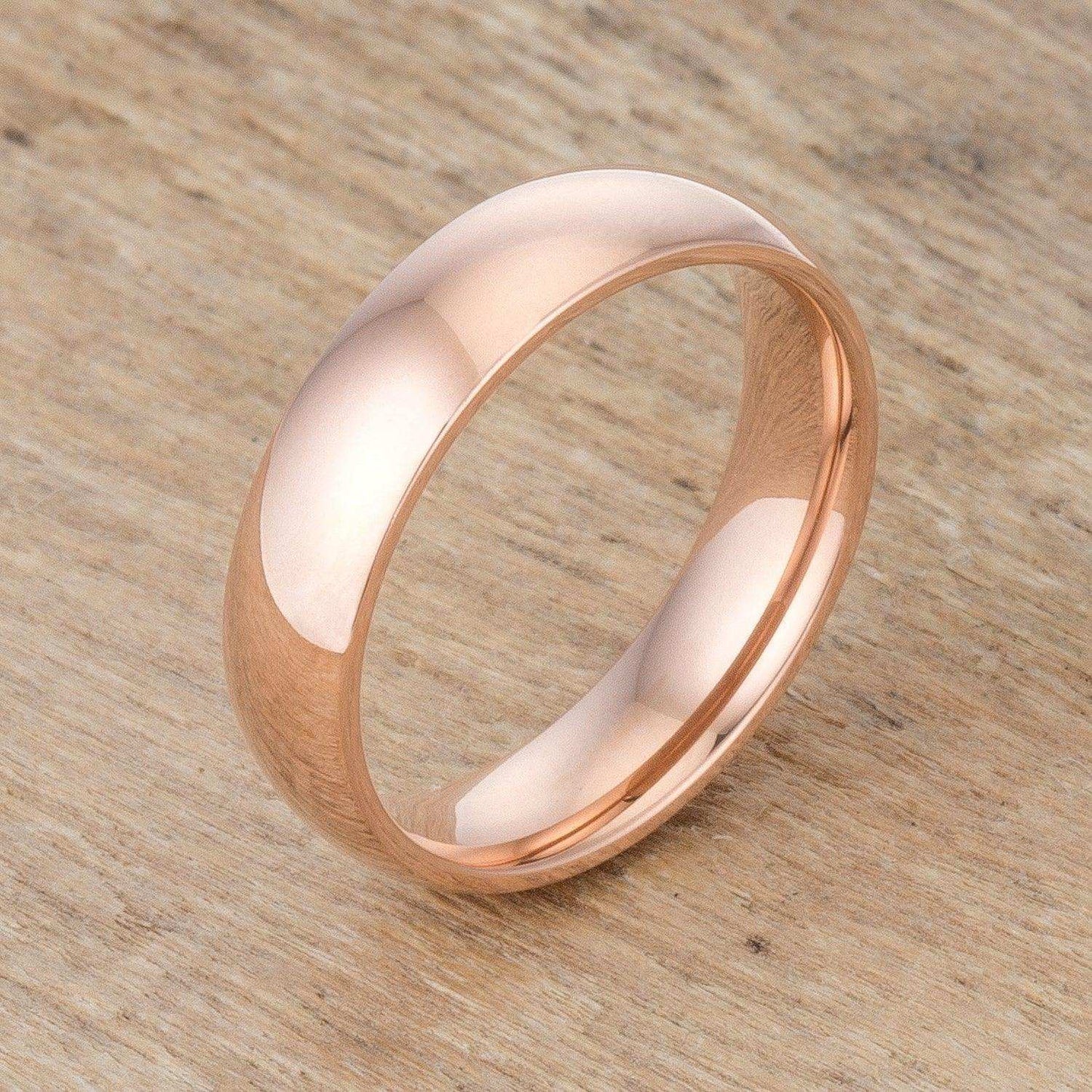 5 mm IPG Rose Gold Stainless Steel Band - JGI - Flyclothing LLC