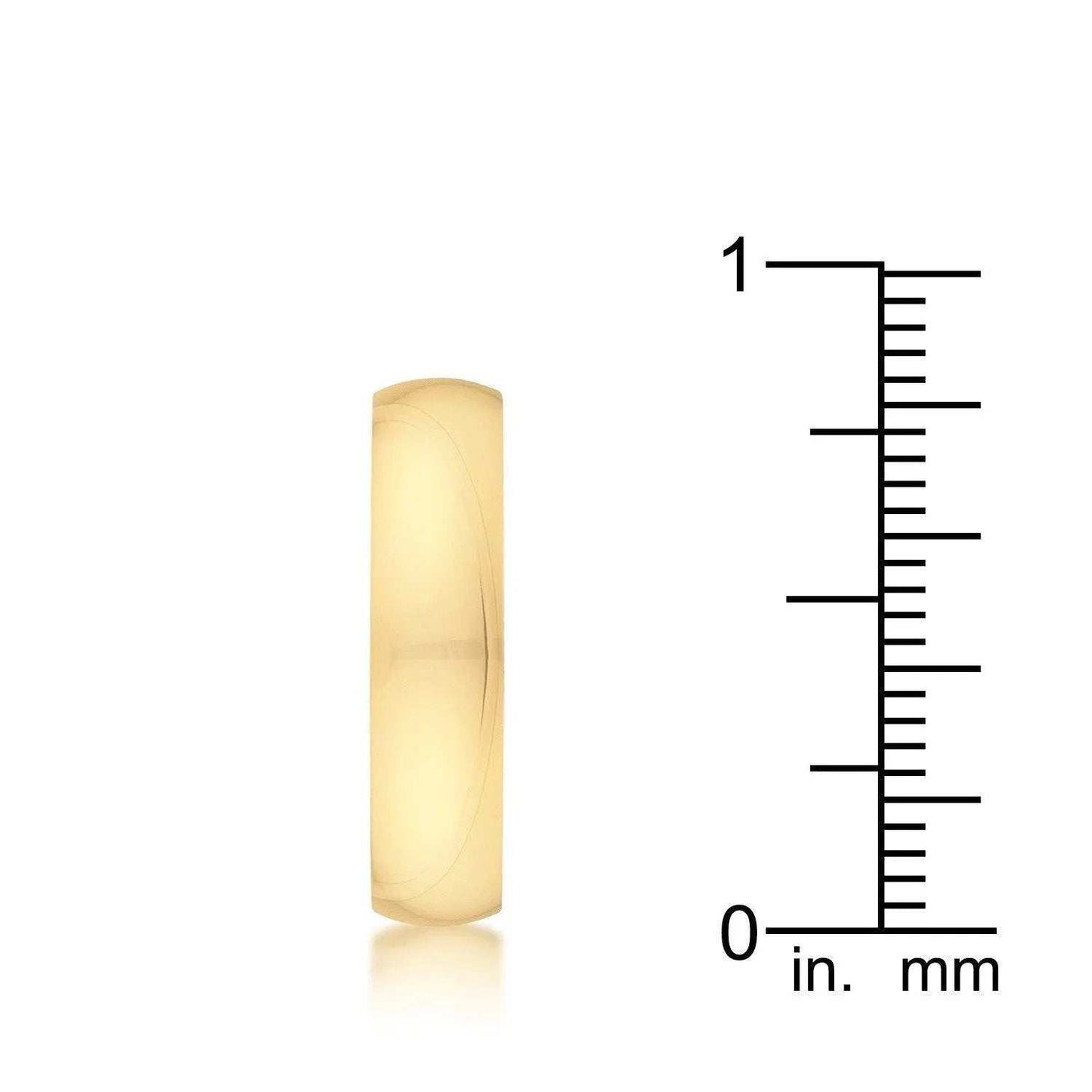 5 mm IPG Gold Stainless Steel Band - JGI - Flyclothing LLC