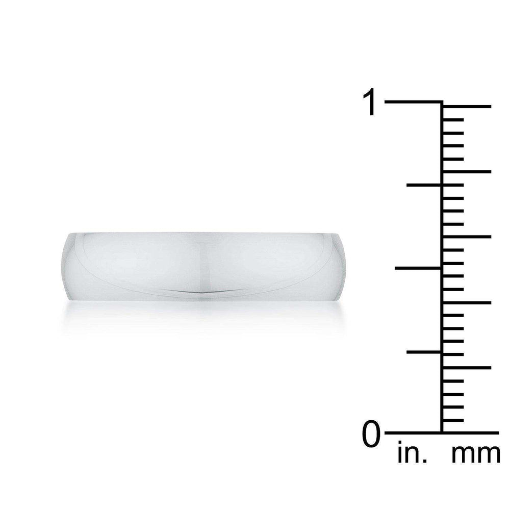 5 mm Stainless Wedding Band - JGI - Flyclothing LLC