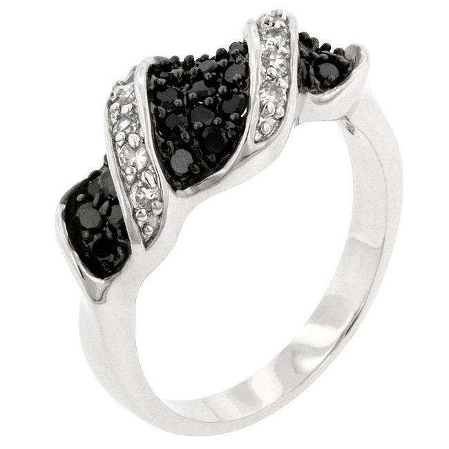 Cubic Zirconia Swirl Ring - JGI - Flyclothing LLC