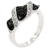 Cubic Zirconia Swirl Ring - JGI - Flyclothing LLC