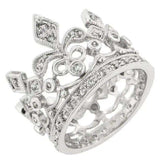 Cubic Zirconia Crown Eternity Ring - JGI - Flyclothing LLC