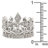 Cubic Zirconia Crown Eternity Ring - JGI - Flyclothing LLC