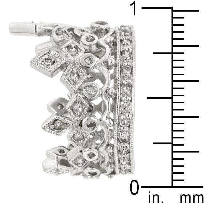 Cubic Zirconia Crown Eternity Ring - JGI - Flyclothing LLC