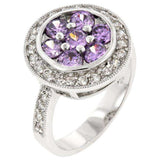 Amethyst Purple Lily Ring - JGI - Flyclothing LLC